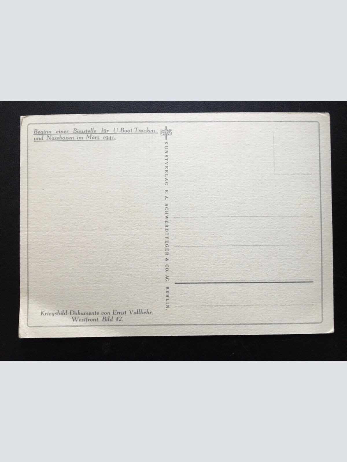 Beginn einer Baustelle für U-Boot-Trocken- & Nassboxen (E.Vollbehr) 270034 TH