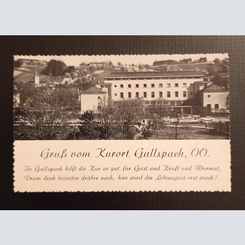 Kurort Gallspach Österreich 600000A gr D