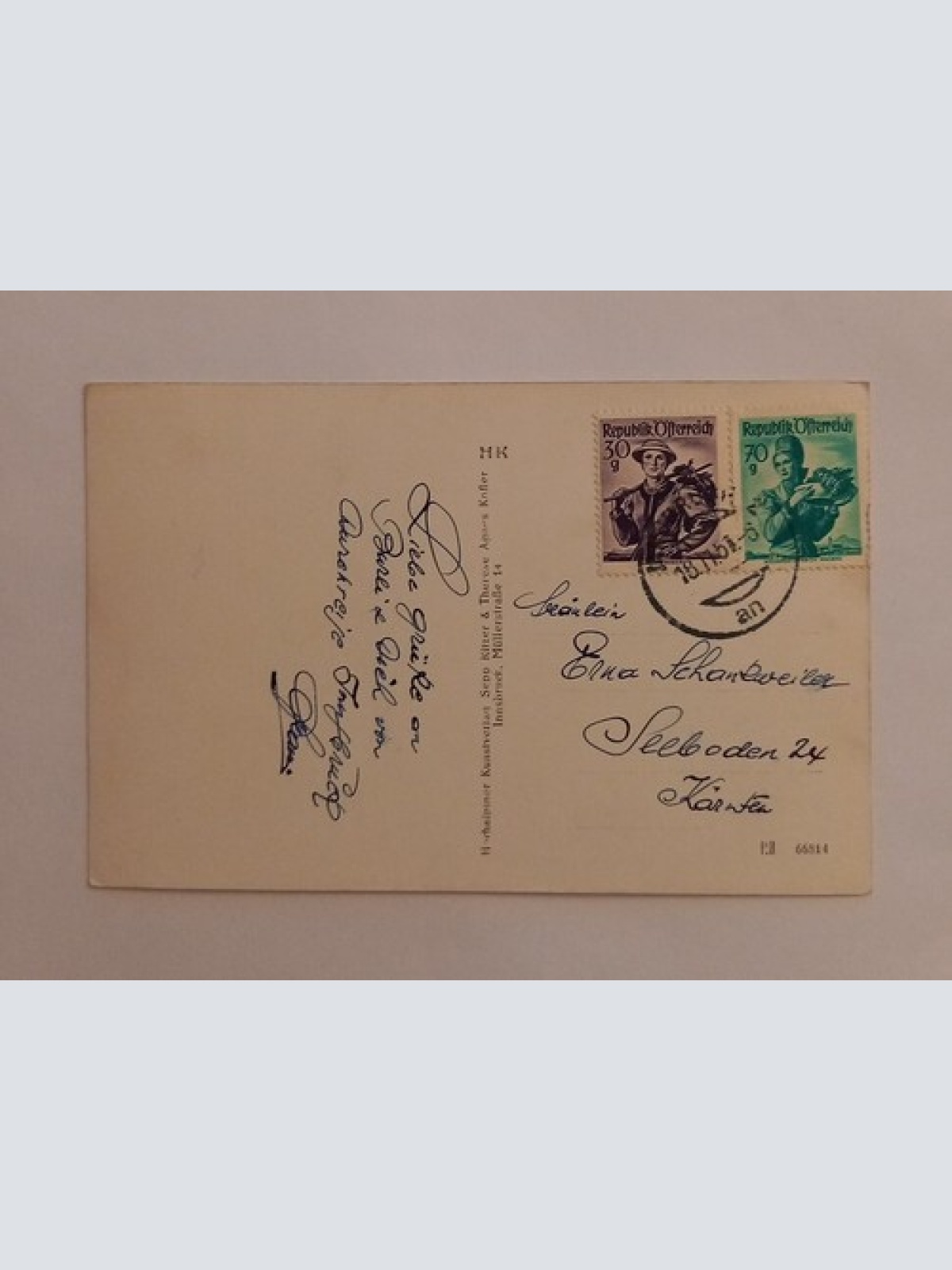 Innsbruck Anna Säule Österreich 600016A gr D