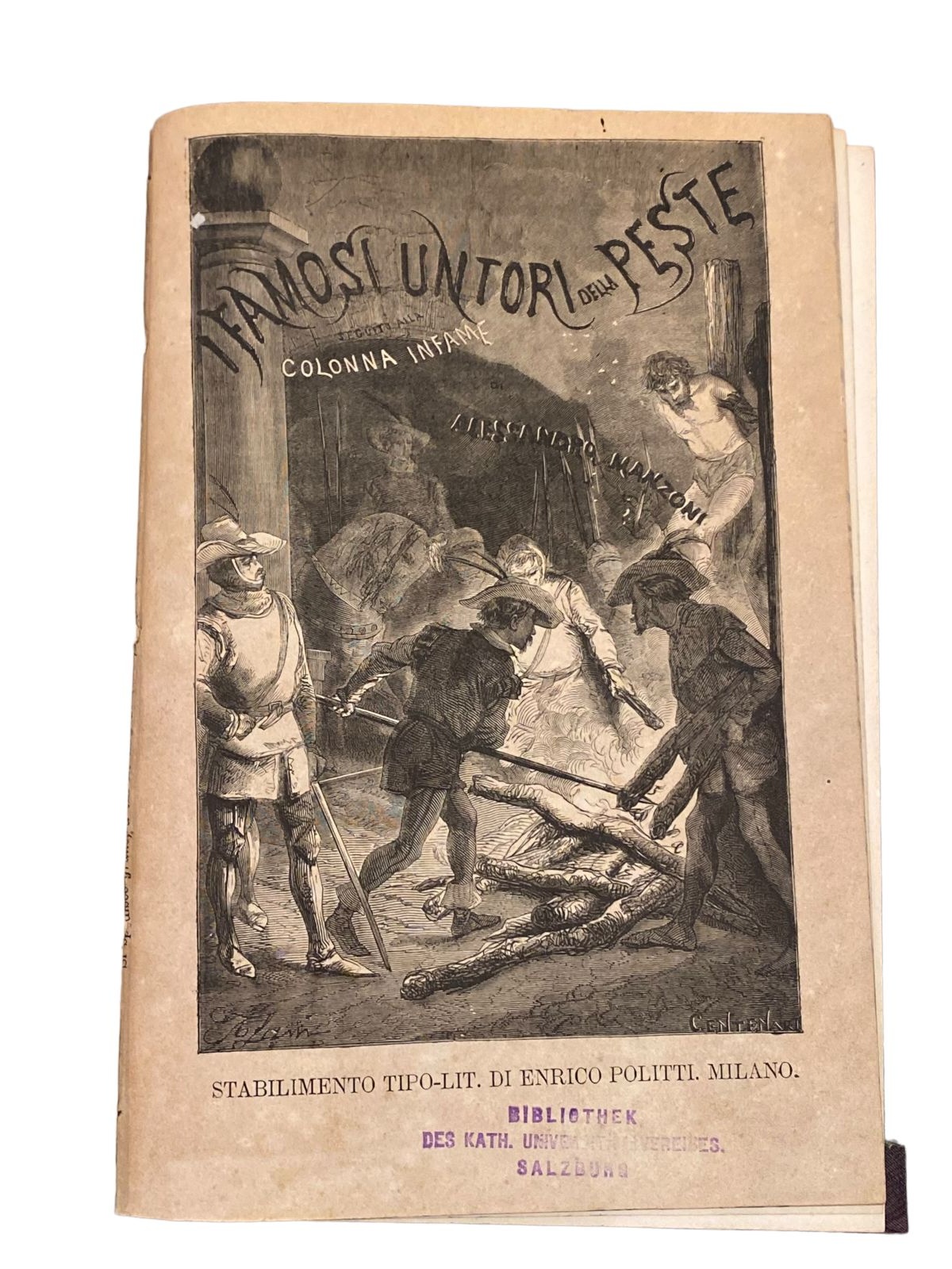 4236 Alessandro Manzoni I FAMOSI UNTORI DELLA PESTE HC +Abb