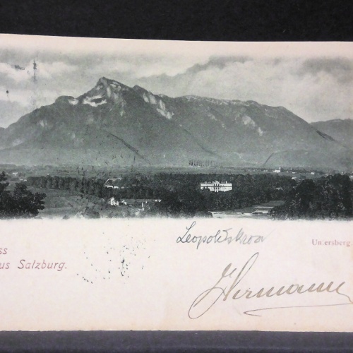 Gruss aus Salzburg Schloss Leopoldskron Untersberg JW5831