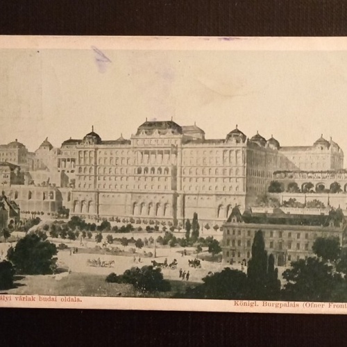 Königlicher Burgpalais Ofner Front 5291 G