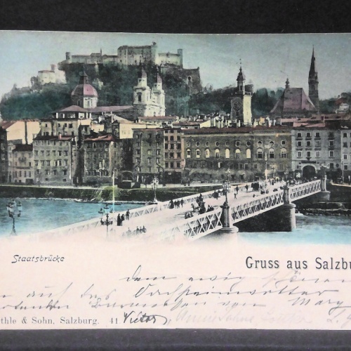 Gruss aus Salzburg Schloss Hohensalzburg JW165578