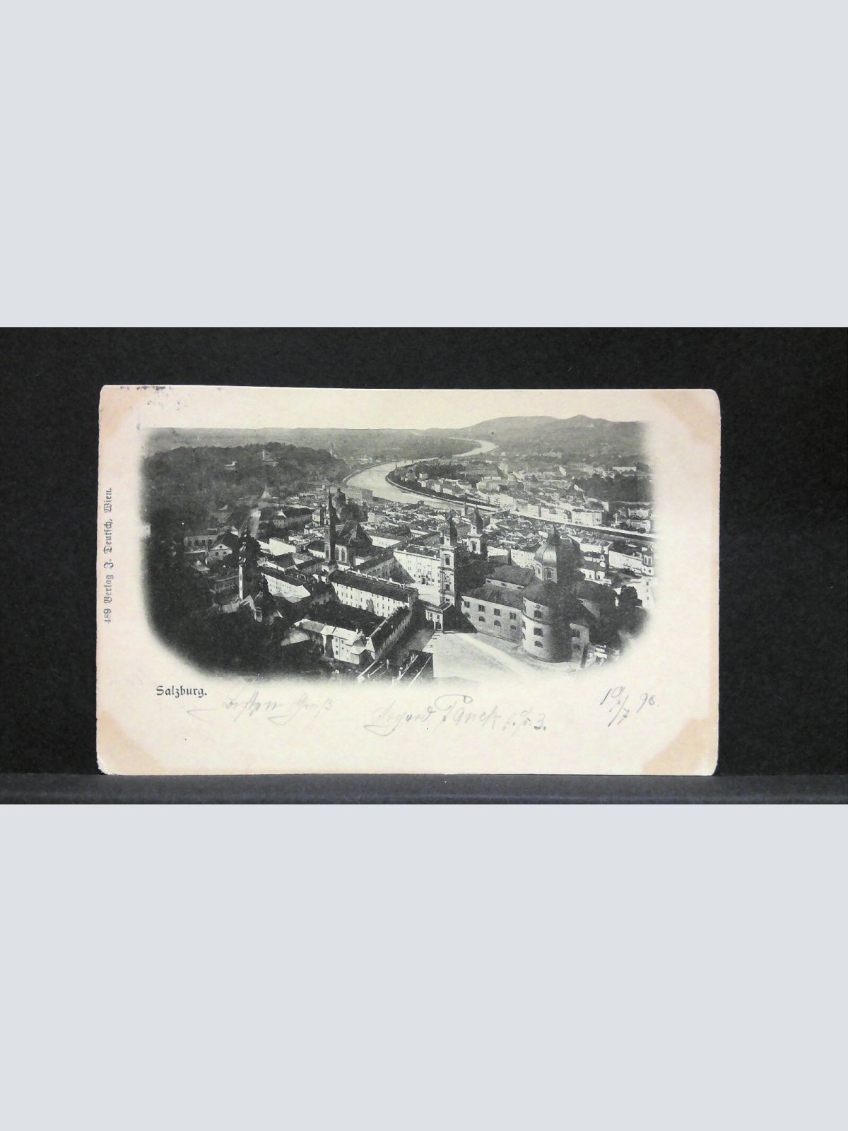 Salzburg Residenzplatz Luftbild JW9135