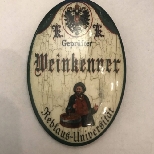 K&k nostalgie flaschenöffner magnetisch weinkenner 7x4,5cm
