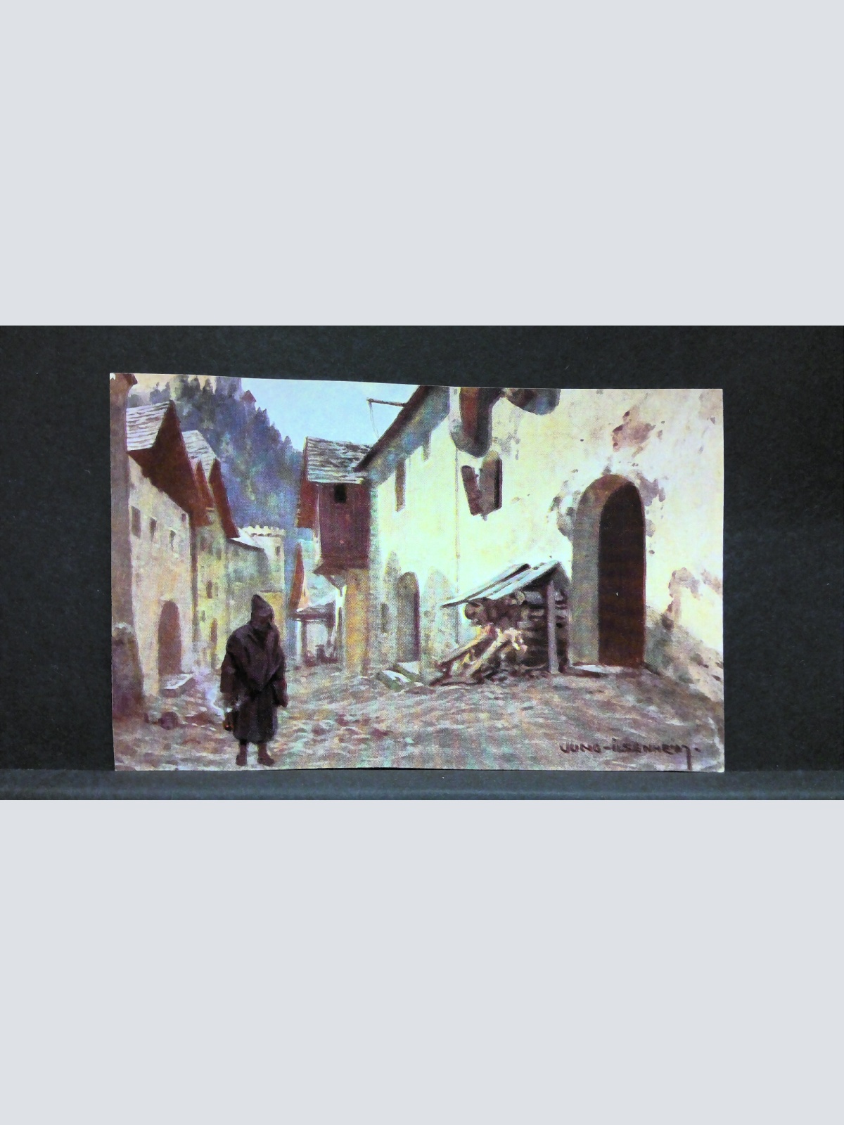 Reklamekarte für Echten Andreas Hofer Korn Tirol Zeichnung JW5696