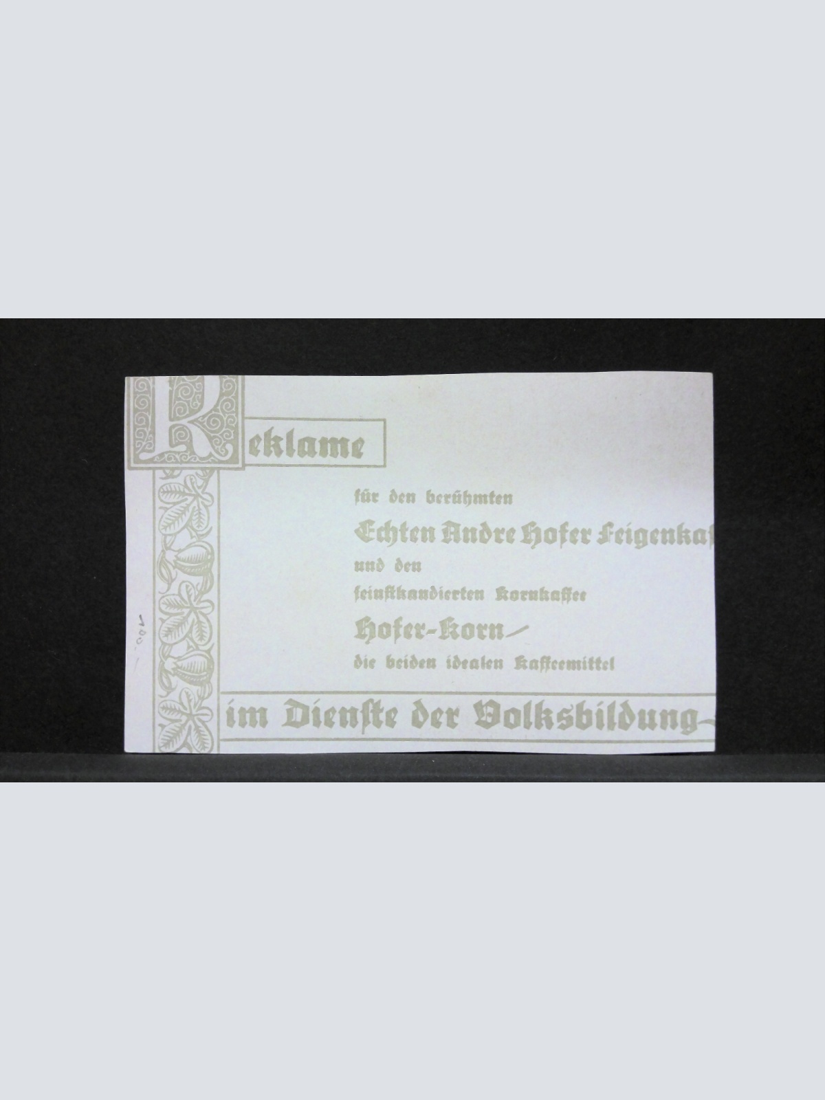 Reklamekarte für Echten Andreas Hofer Korn Tirol Zeichnung JW5696