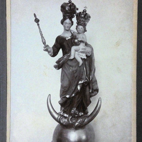 Madonna mit Jesuskind Foto auf Karton JW52