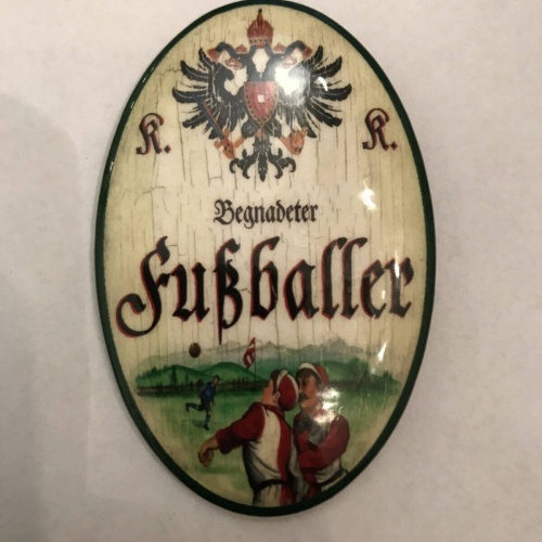 K&k nostalgie flaschenöffner magnetisch fußballer 7x4,5cm