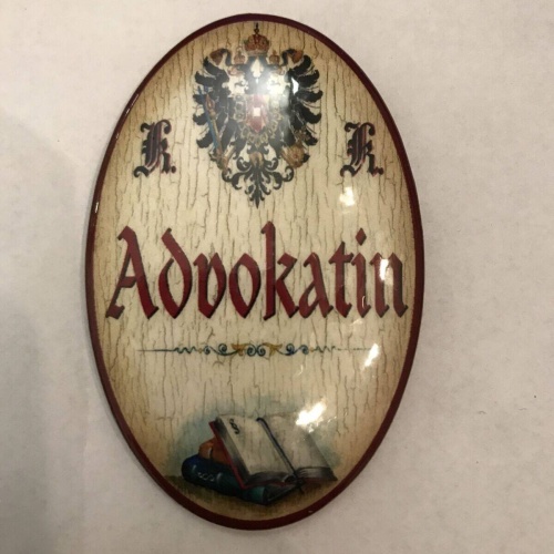 K&k nostalgie flaschenöffner magnetisch advokatin 7x4,5cm