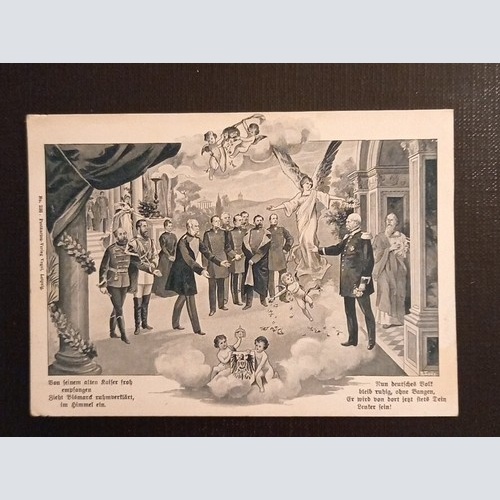 Empfang Kaiser Bismarck Und Engeln 246 G