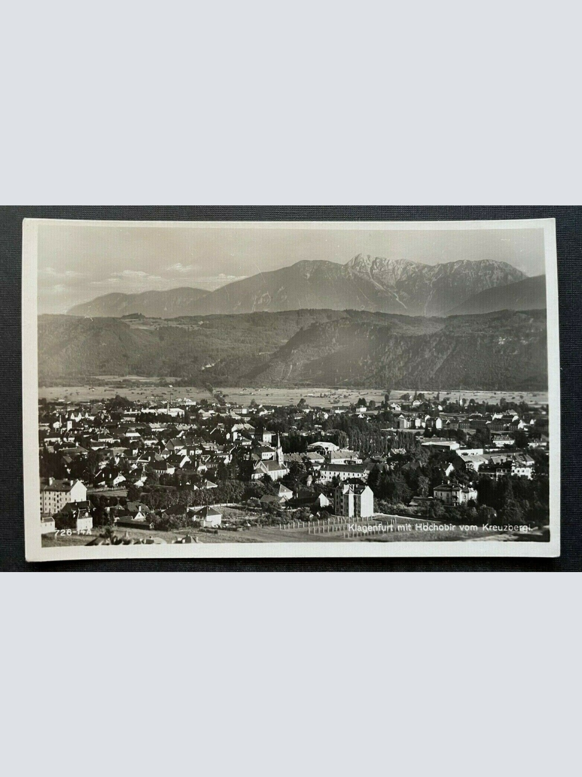 Klagenfurt Hochobir vom Kreuzberg Stadt Gebirge Kärnten Österreich 402382 TH