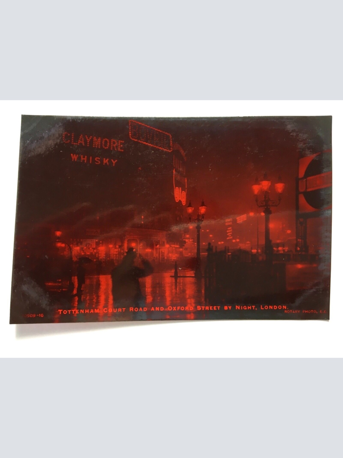 London - Tottenham Court Rd & Oxford St by Night - Bei Nacht - England 40198 TH