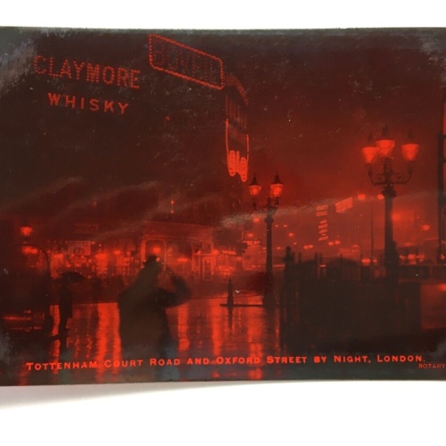 London - Tottenham Court Rd & Oxford St by Night - Bei Nacht - England 40198 TH