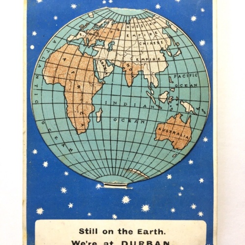 Durban - Still on the Earth - Pocket Novelty Card - England Südafrika 40256 TH