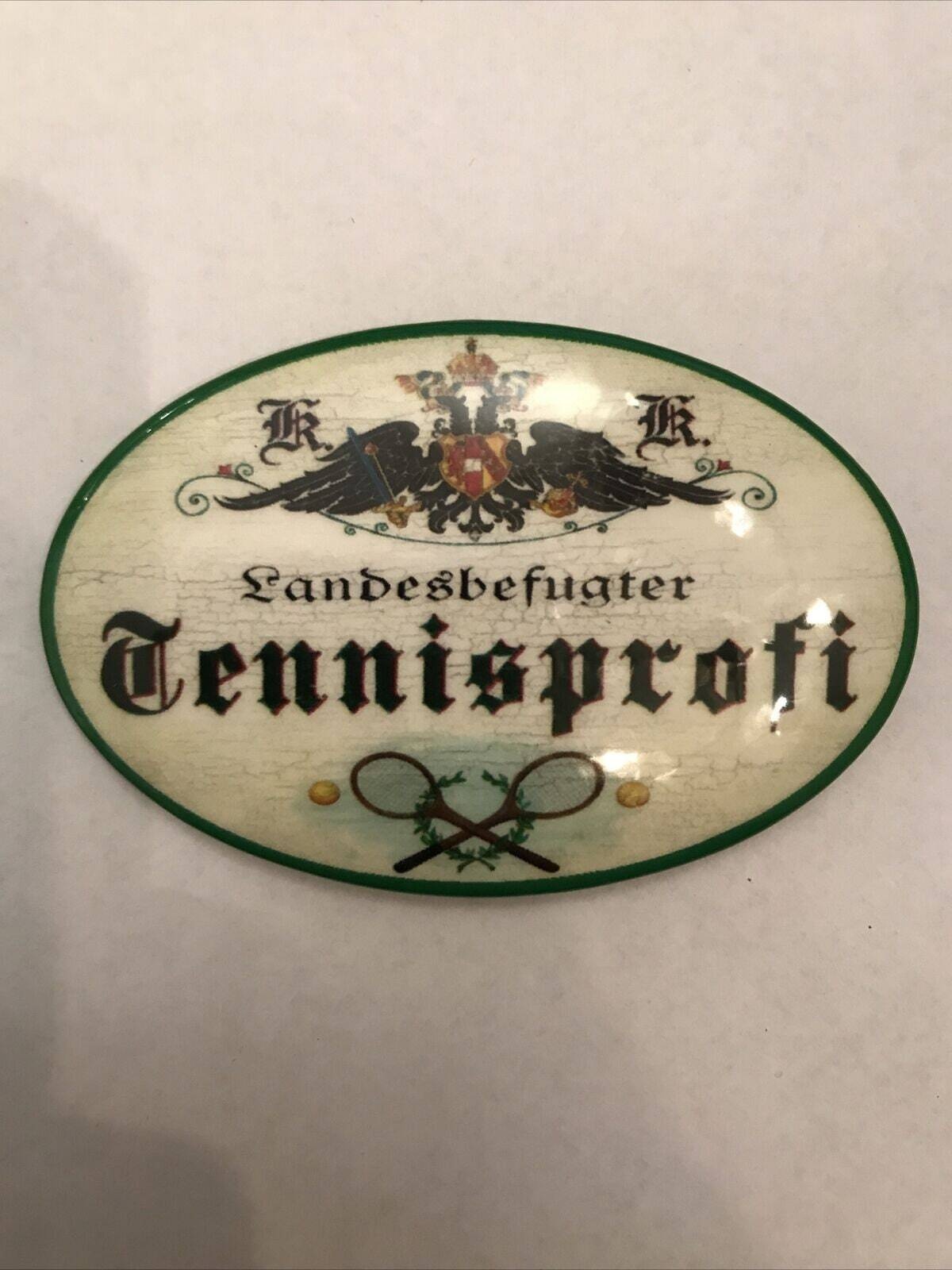 K&k nostalgie flaschenöffner magnetisch tennisprofi 7x4,5cm