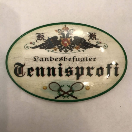 K&k nostalgie flaschenöffner magnetisch tennisprofi 7x4,5cm