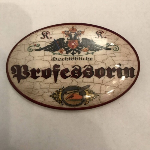 K&k nostalgie flaschenöffner magnetisch professorin 7x4,5cm