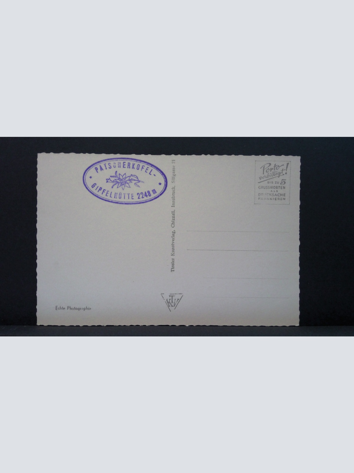 Patscherkofel gegen die Stubaiergletscher JW 476 C