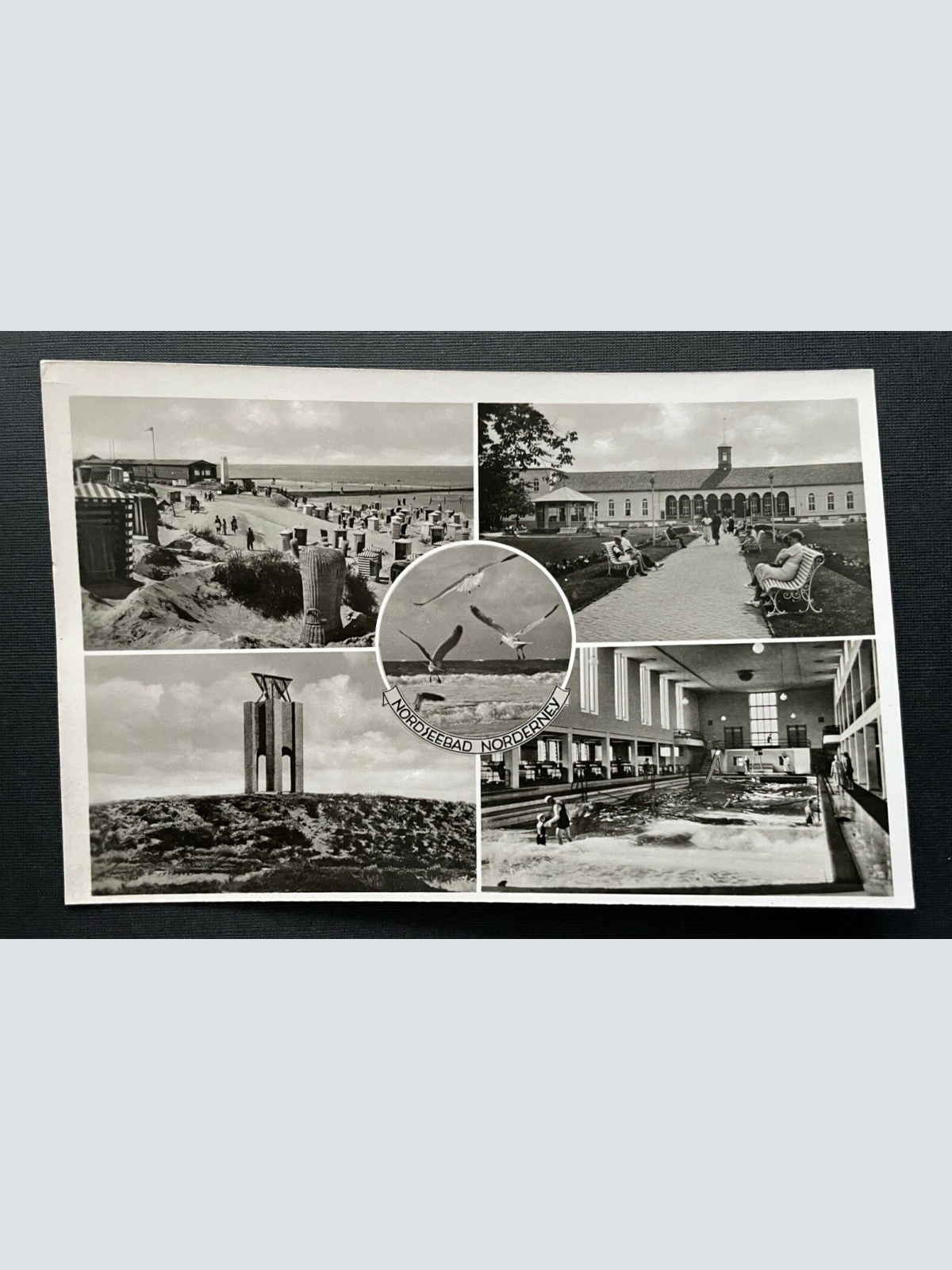 Gruß aus Nordseebad Norderney Collage Park Niedersachsen Deutschland 400990 TH A