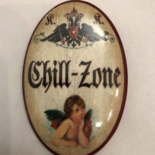 K&k nostalgie flaschenöffner magnetisch chill-zone 7x4,5cm