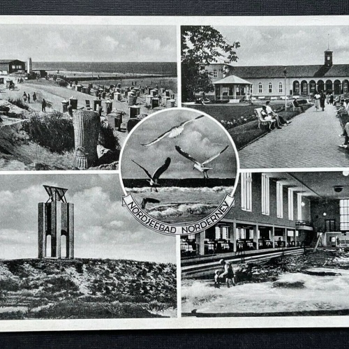Gruß aus Nordseebad Norderney Collage Park Niedersachsen Deutschland 400991 TH A