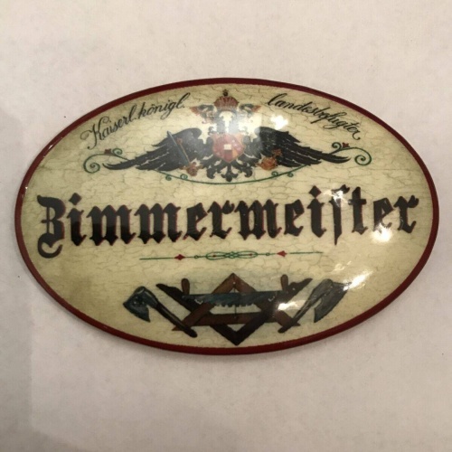 K&k nostalgie flaschenöffner magnetisch zimmermeister 7x4,5cm