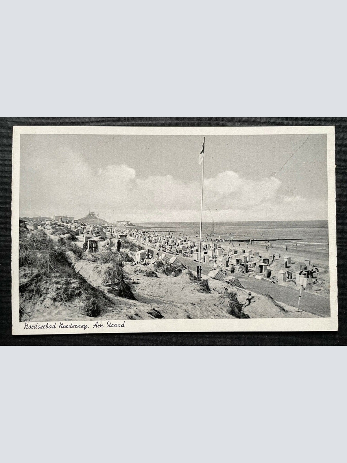 Nordseebad Norderney Am Strand Sand Fahne Niedersachsen Deutschland 400986 TH A