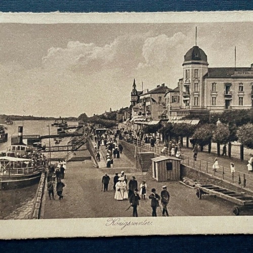 Königswinter Stadt Hafen Schiff Ufer Nordrhein-Westfalen Deutschland 401008 A