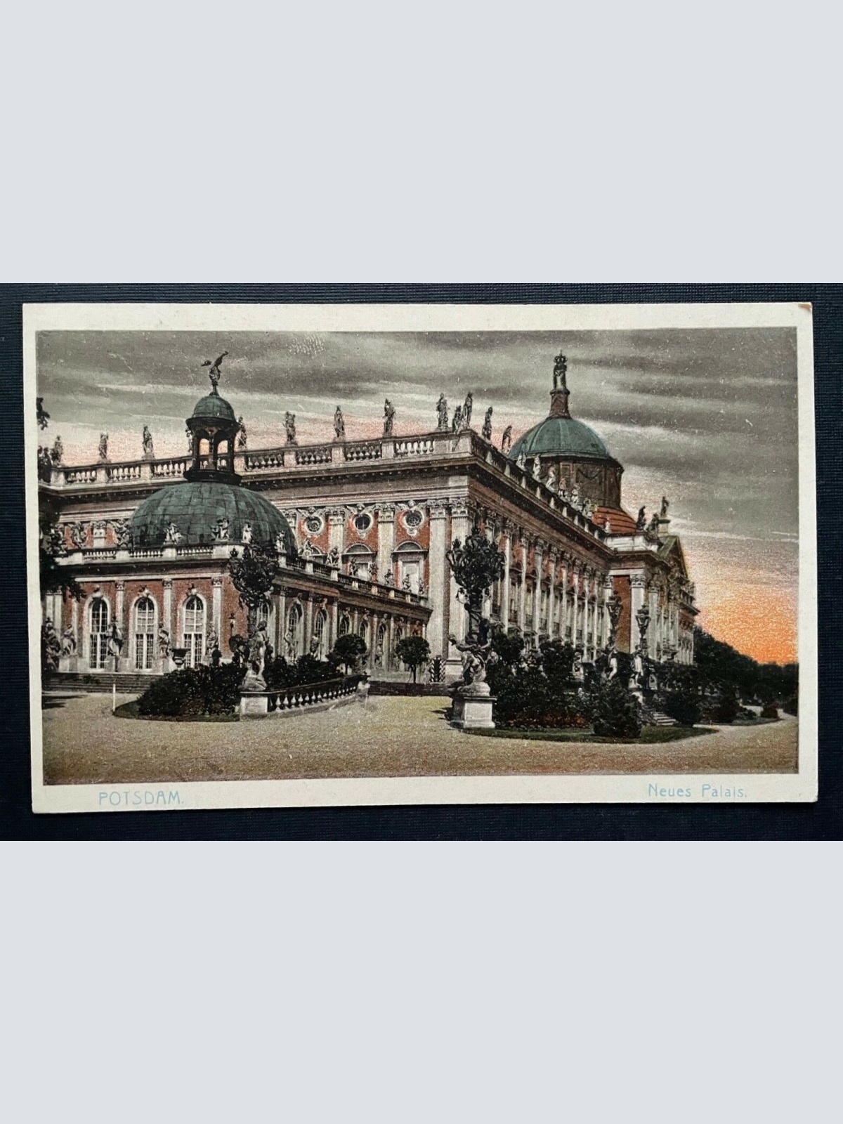 Potsdam Neues Palais Schloss Gebäude Vorplatz Brandenburg Deutschland 401033 F