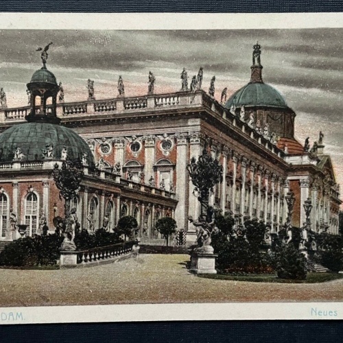 Potsdam Neues Palais Schloss Gebäude Vorplatz Brandenburg Deutschland 401033 F