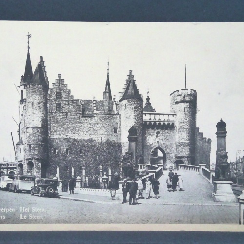 Antwerpen Het Steen Burg Autos Oldtimer JW 650252 C