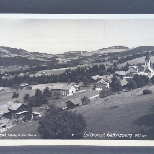 Luftkurort Riefensberg Vorarlberg JW 650261 C