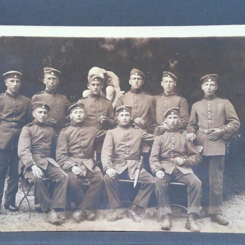 Deutsches Reich Gruppenfoto Soldaten JW 650250 C