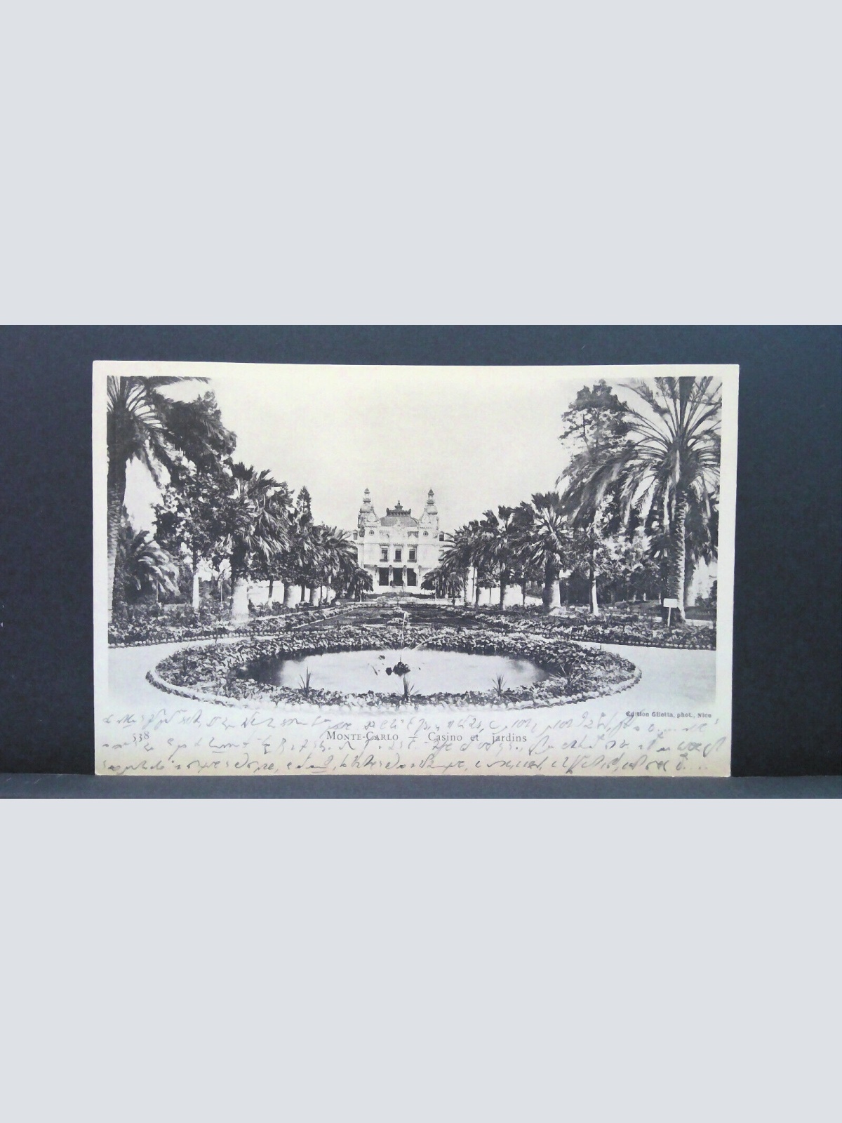 Monte Carlo Casino et Jardins JW 800095 C