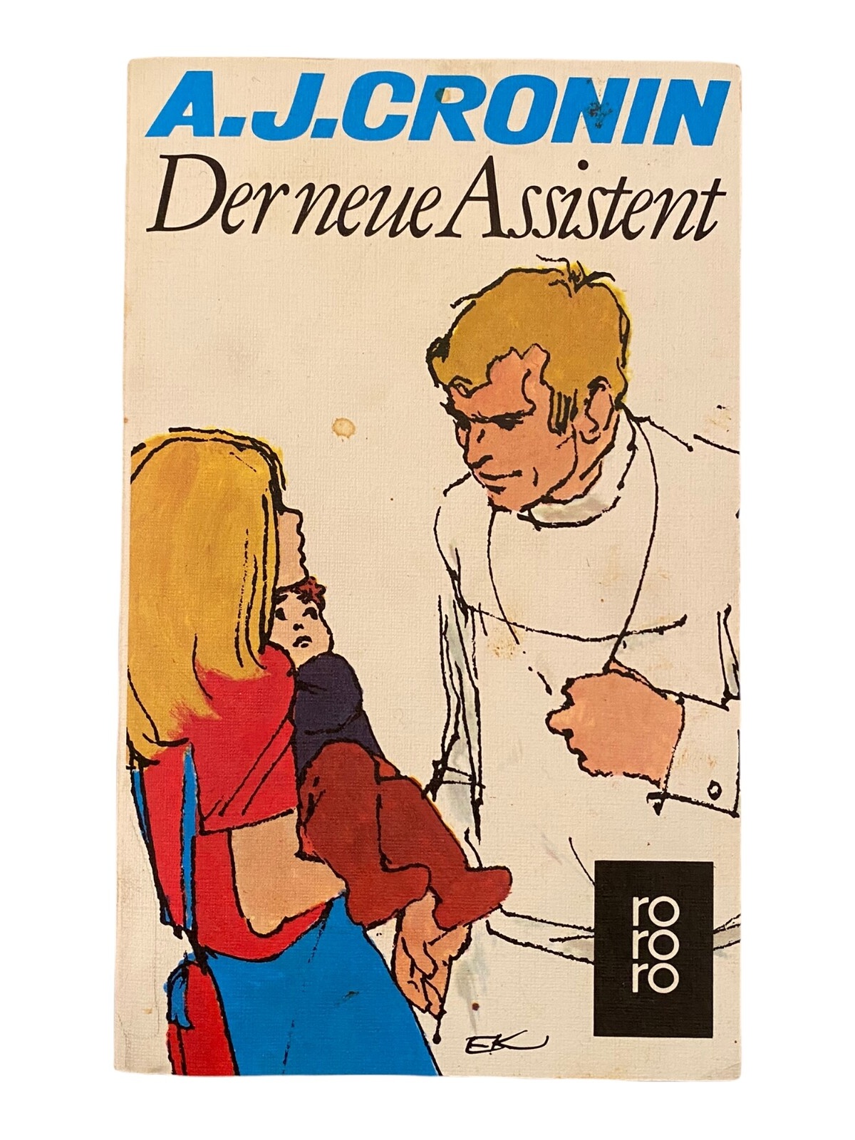 1713 A.J. Cronin DER NEUE ASSISTENT, 1954 , RORORO TASCHENBUCH