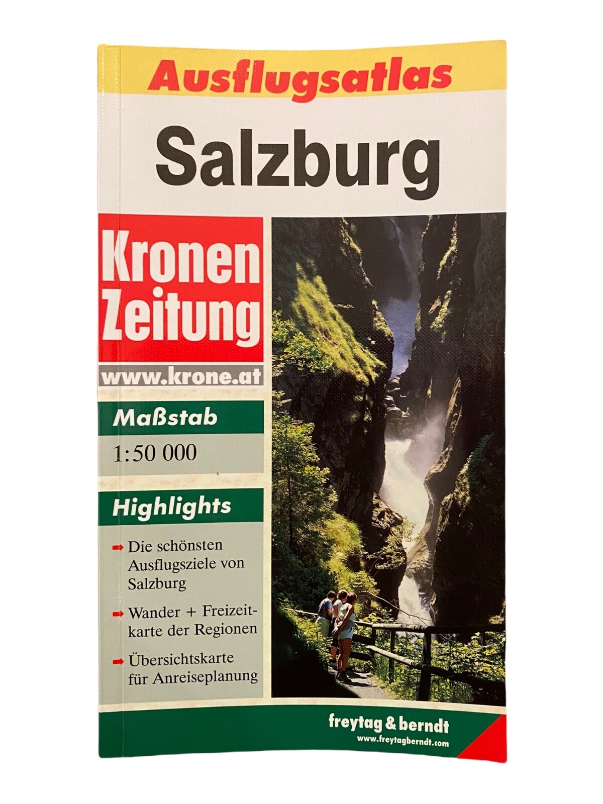 1724 Mariella Leydolt FREYTAG BERNDT ATLANTEN : AUSFLUGSATLAS SALZBURG +Abb