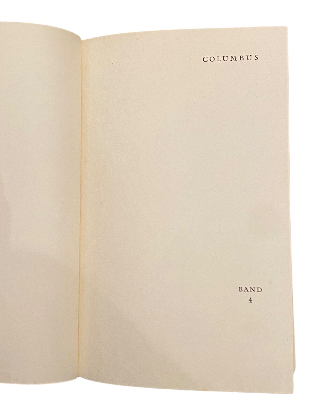 1794 Karl Thöne COLUMBUS - UNTERHALTUNG UND WISSEN - JUGENDBUCH - BAND 4