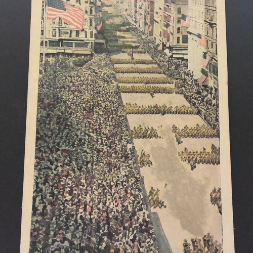 Militärparade USA Gemälde JW 650248 C