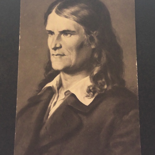 Friedrich Rückert Dichter Porträt Gemälde JW 650470 C