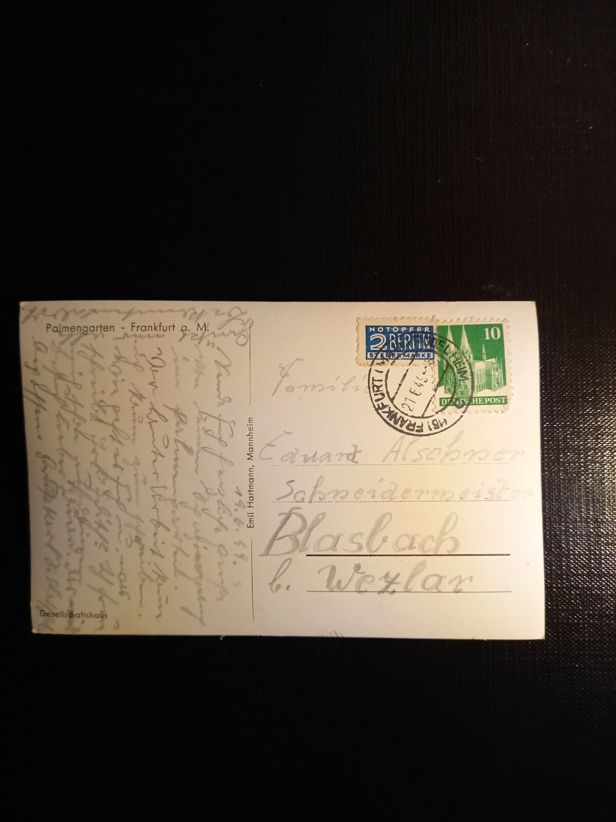 Palmengarten Frankfurt a.M. 410569 gr C