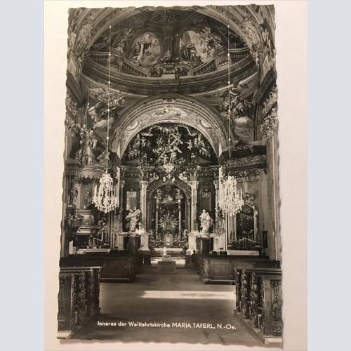 Inneres der Wallfahrtskirche Maria Taferl. 635. ShNÖ