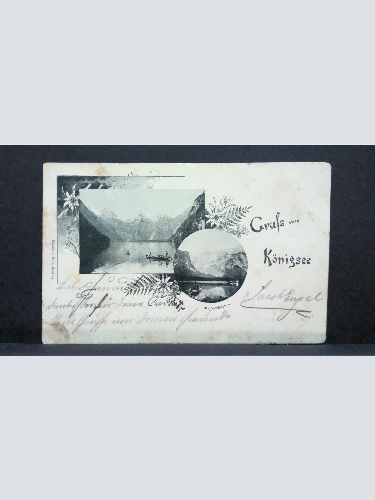 Gruß vom Königsee Bayern JW 800128 C