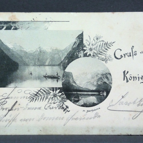 Gruß vom Königsee Bayern JW 800128 C