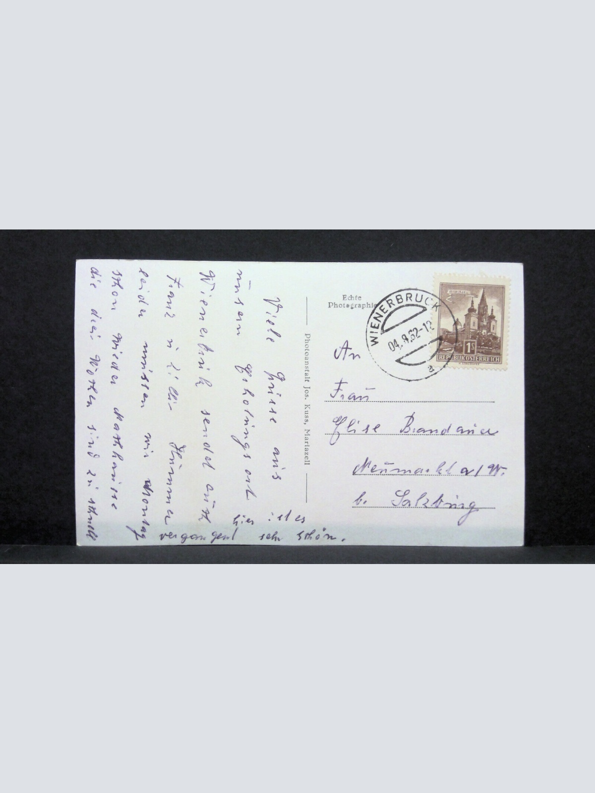 Wienerbruck an der Mariazellerbahn JW 800125 C