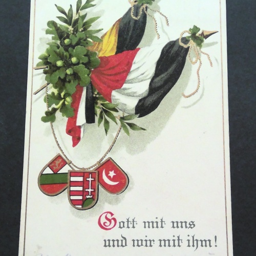 Gott mit uns und wir mit ihm Österreich Deutsches Reich Türkei JW 402713 C