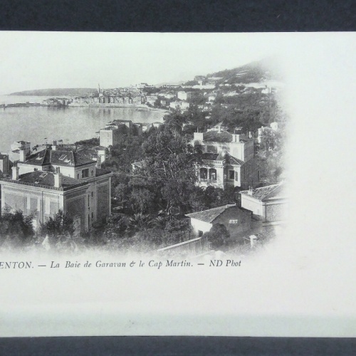 Menton L Baie de Garavan & le Cap Martin JW 800088 C