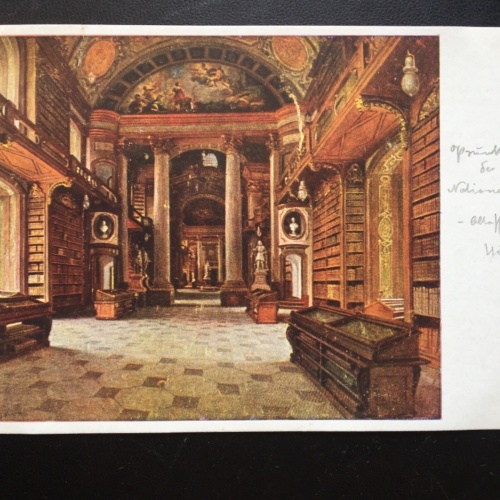 Wien - Prunksaal der Nationalbibliothek (J.Jaunbersin) - Ehem. Hofburg 270023 TH