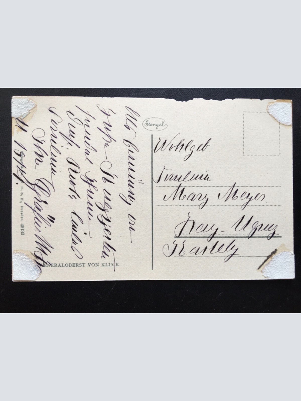 Generaloberst Von Kluck - Portrait 270028 TH SH1