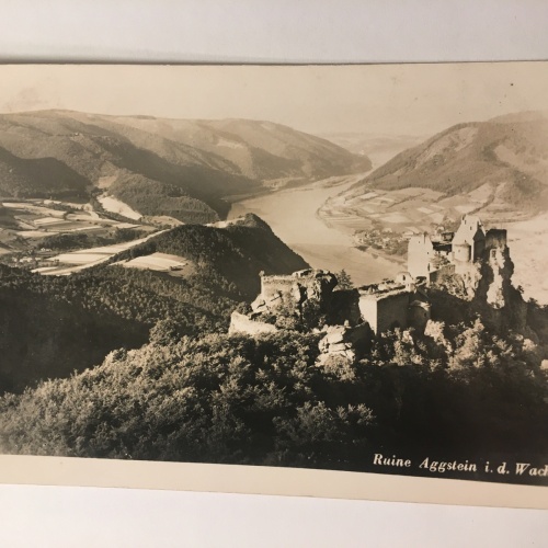Ruine Aggstein i. d. Wachau. 538. ShNö